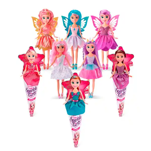 Zuru Sparkle Girls Muneca Hada O Unicornio De En Cono