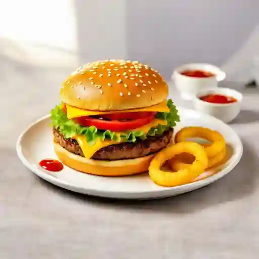 Hamburguesa Sencilla