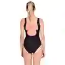 Traje de Baño Deportivo Rebajado Escote Fucsia Talla XL Samia