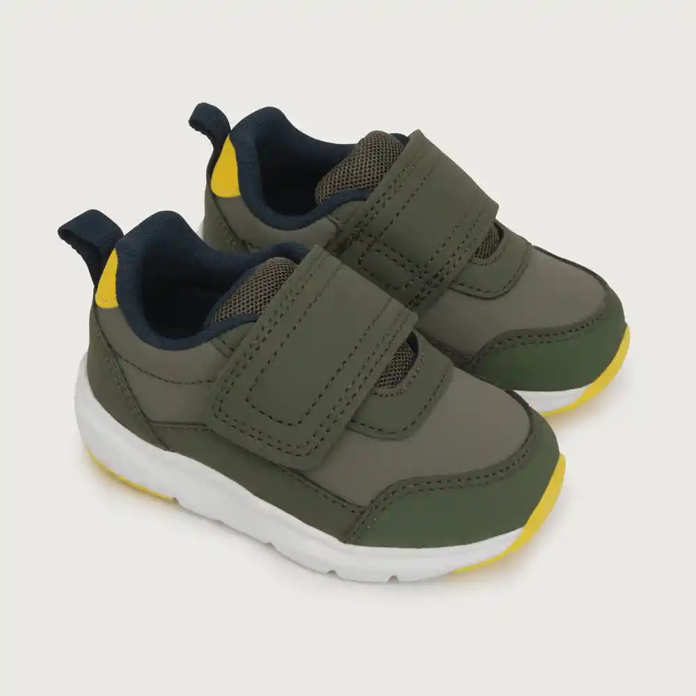 Zapatillas Deportiva Liviana Niño Verde Talla 20