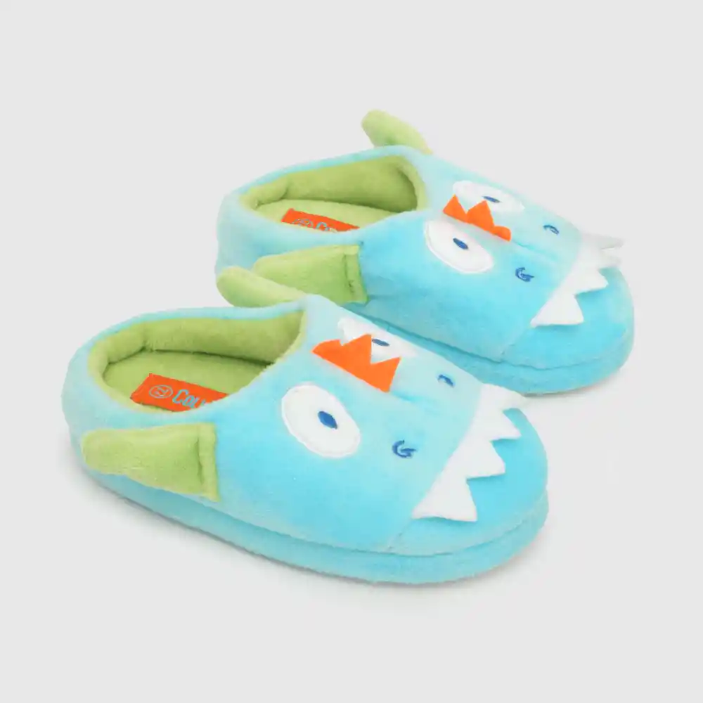 Pantuflas Lúdica Niño Azul Talla 26