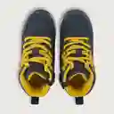 Botines Urbano De Niño Azul/amarillo Talla 25