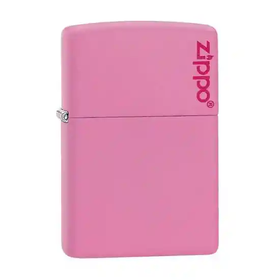 Zippo Encendedor Lighter Classic Pink Matte Logo Rosa