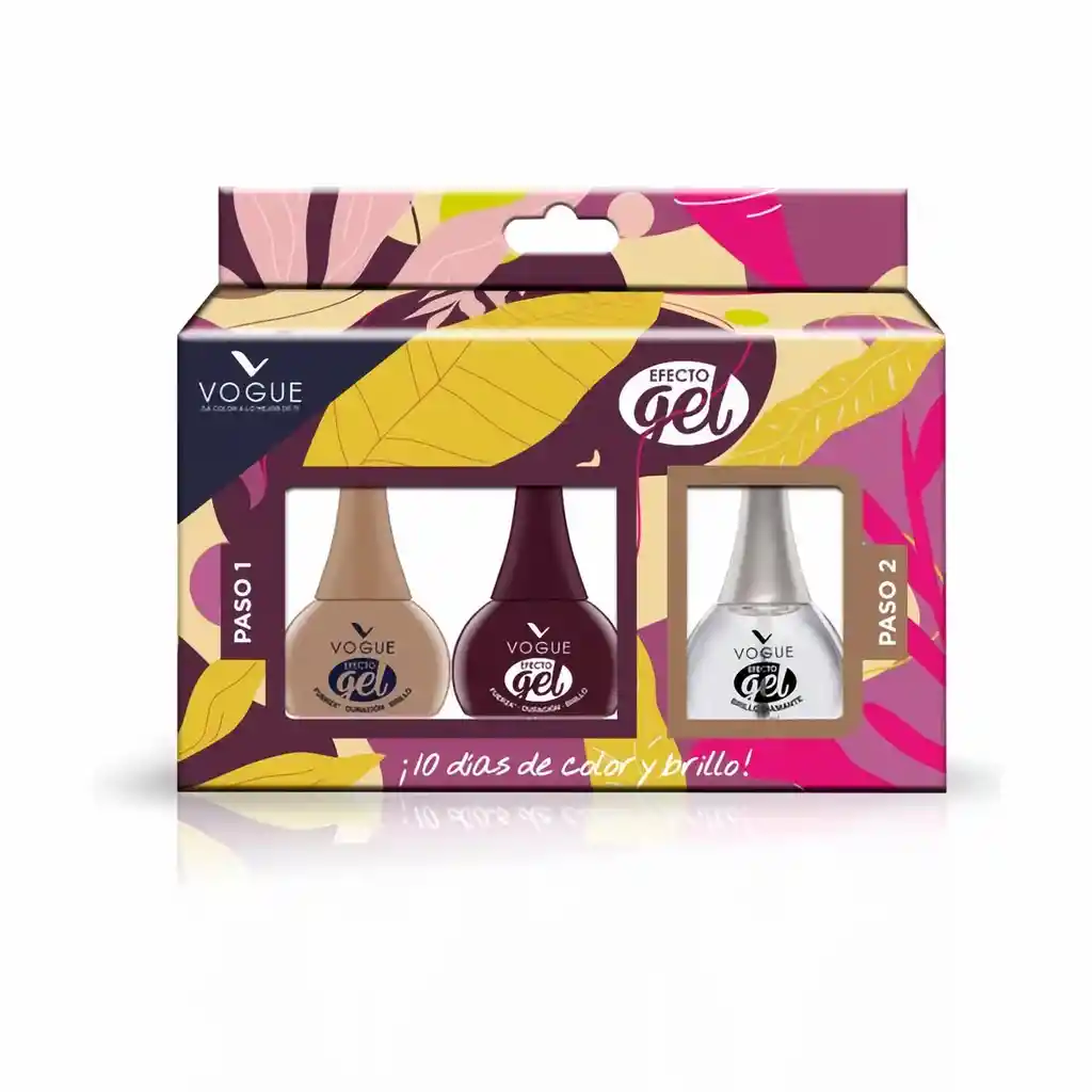 Vogue Estuche Esmalte Efecto Gel