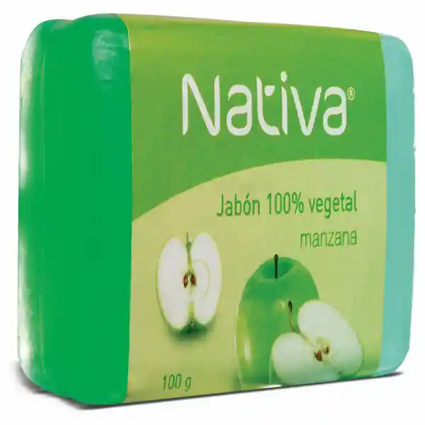 Nativa Jabón Barra 100% Vegetal Mandarina