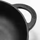 La Creole Olla Cocotte Black Matte 24 cm