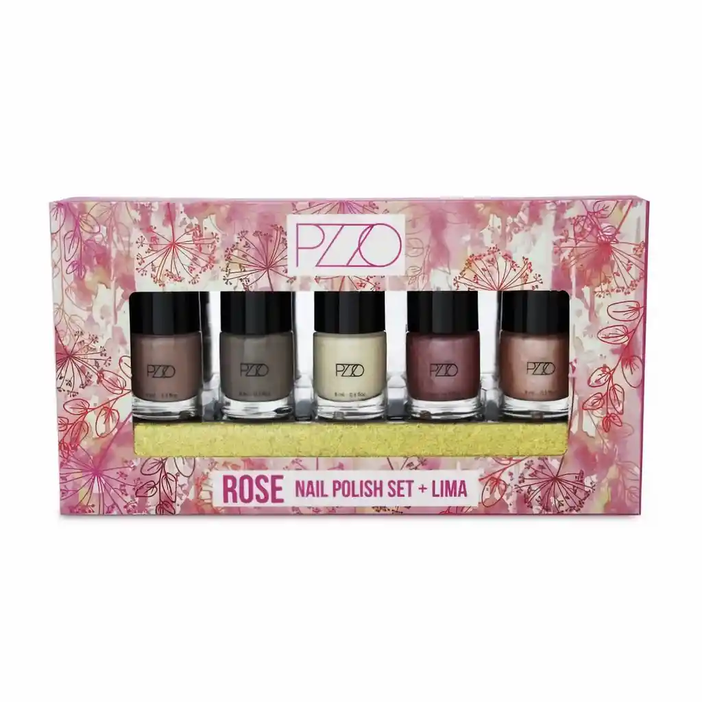 Petrizzio Kit De Esmalte Uña Rose