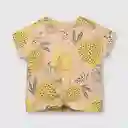 Polera Frutas De Niña Damasco Talla 3a