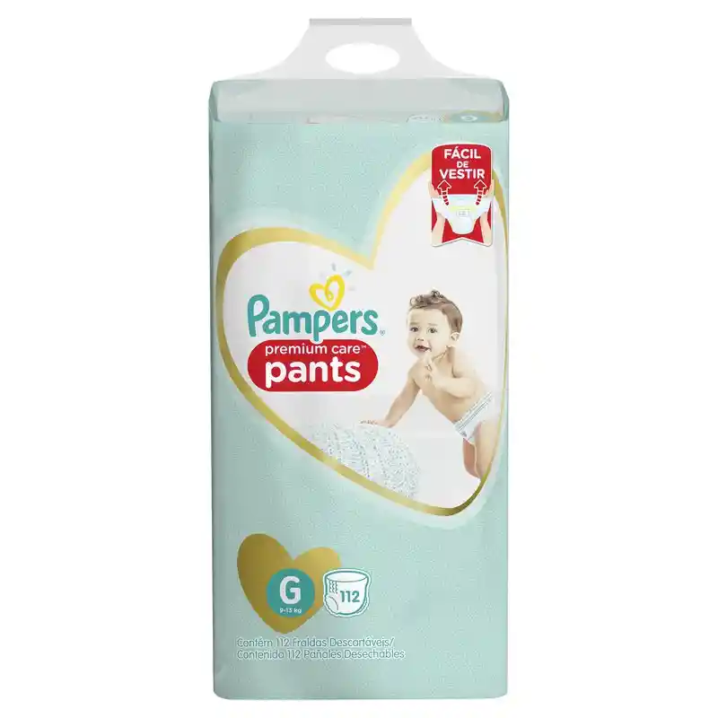 Pampers Pañales Pants Premium Care Talla G