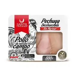 Canto Del Gallo Pechuga de Pollo Deshuesada