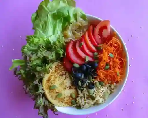 Bowl Hamburguesa de Garbanzos Sésamo