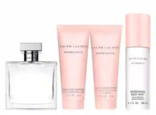 Ralph Lauren Perfume Rom + Crema + Gel Baño + Mist Body