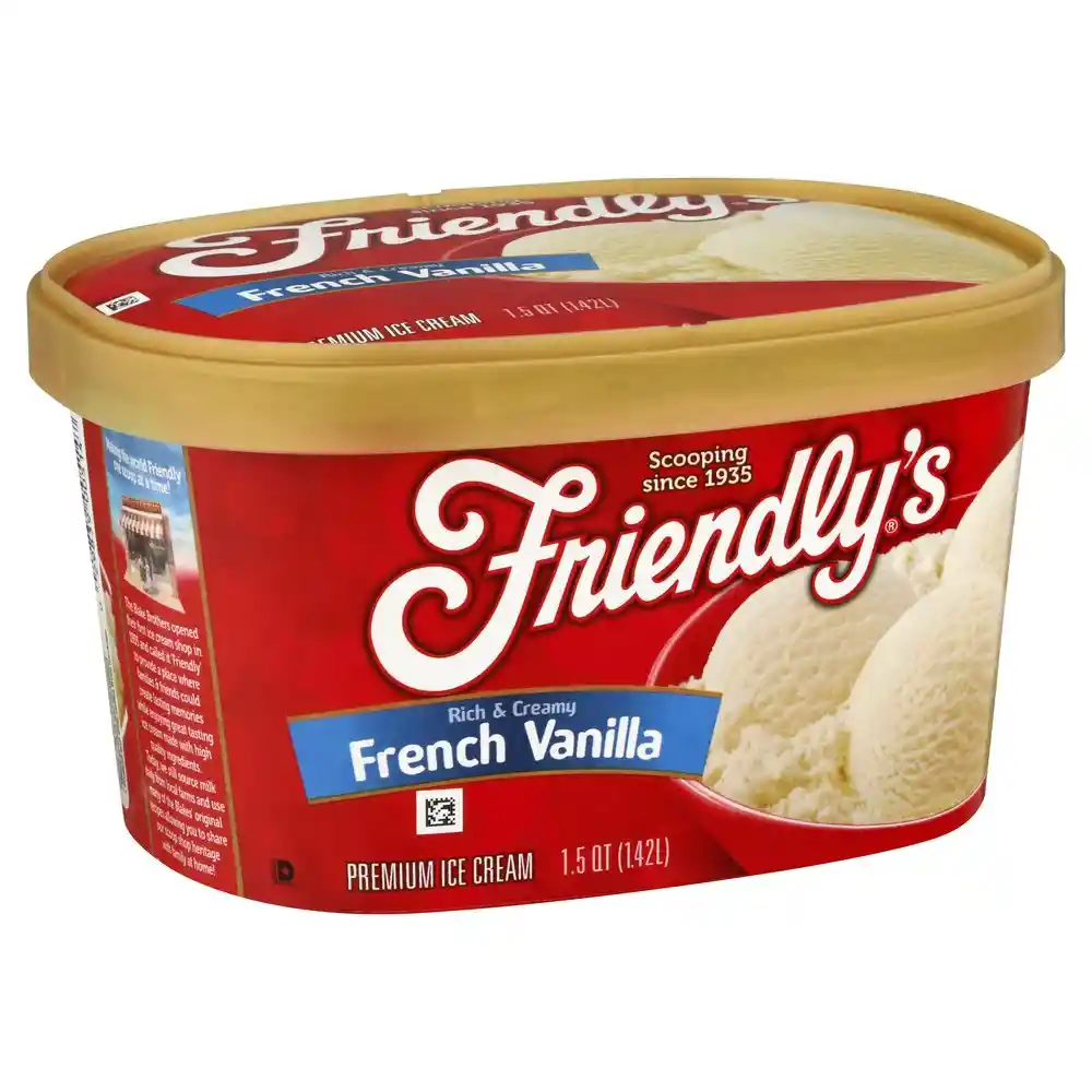 Friendly's Helado Cremoso Premium Sabor a Vainilla
