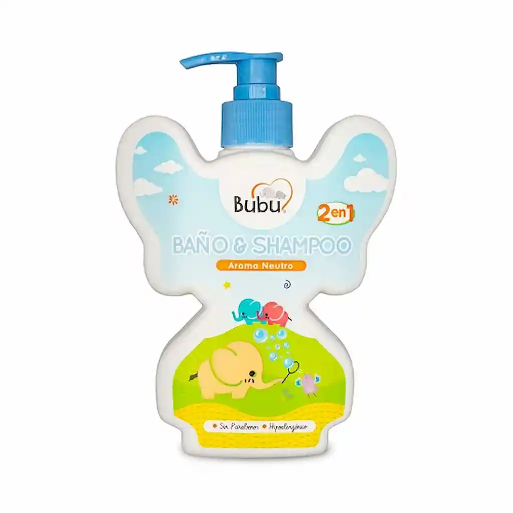Bubu Baño y Shampoo Aroma Neutro 