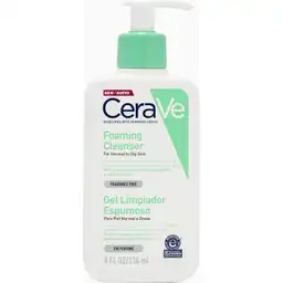 CeraVe Gel Limpiador Espumoso Piel Normal a Grasa sin Perfume