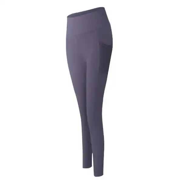 Calzas Con Bolsillo de Malla Morada Talla S Samia