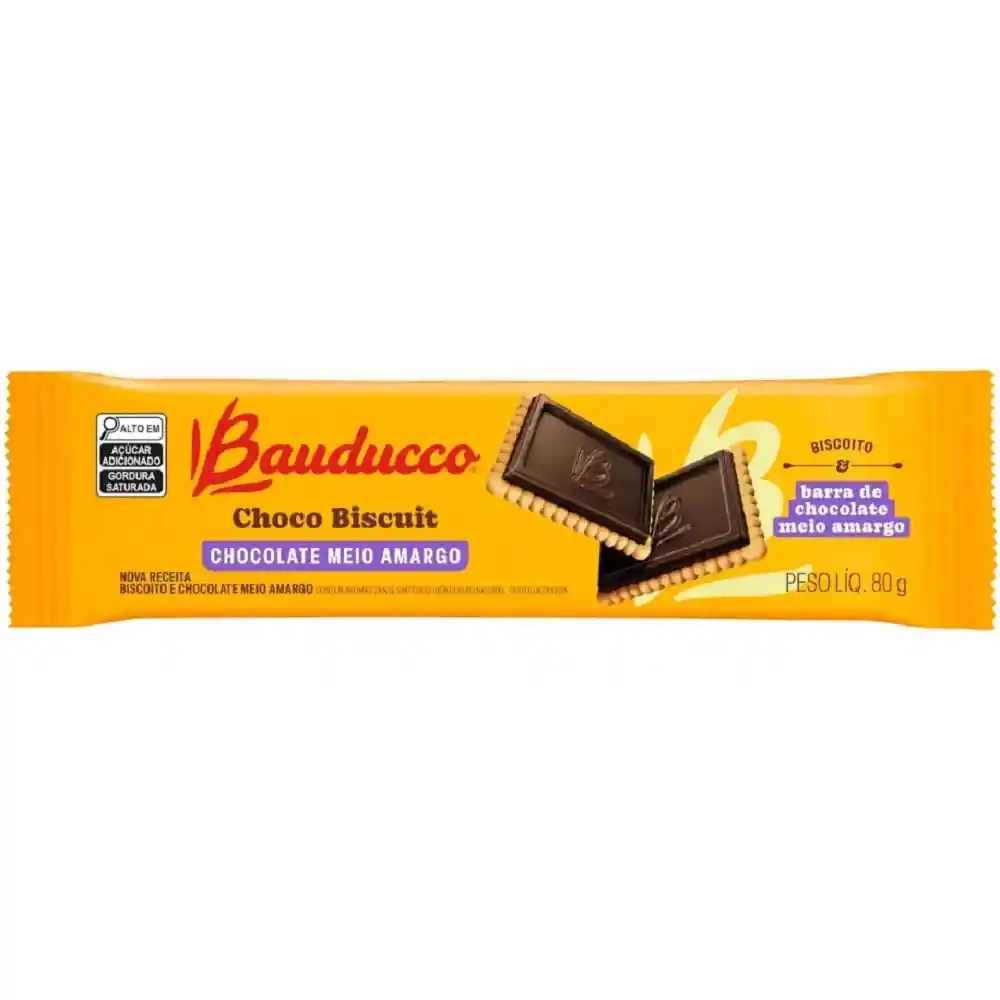 Galletitas Bauducco Chocobiscuit-cho S/amarg