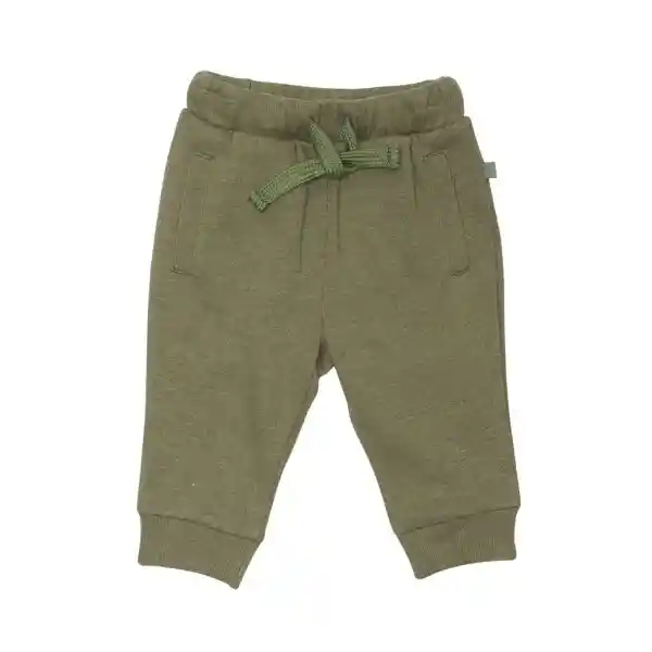 Pantalón Buzo Bebe Niño Verde Pillin 6 M