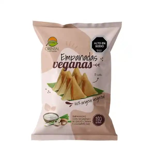 Oriental Empanada Vegana Champiñón Queso Crema