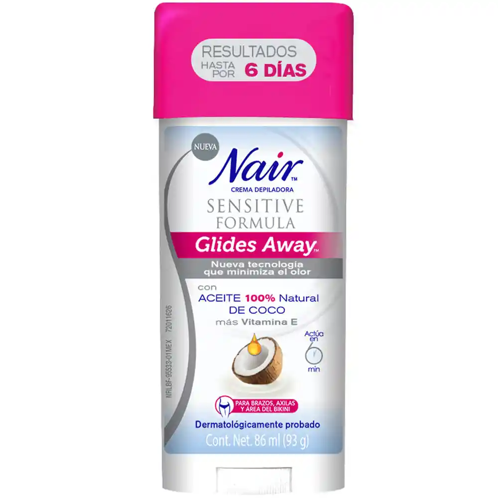 Nair Crema Depiladora Glides Away Sensitive