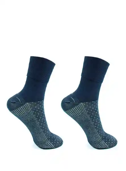 Monarch Pack Calcetines Suave Azul Talla M