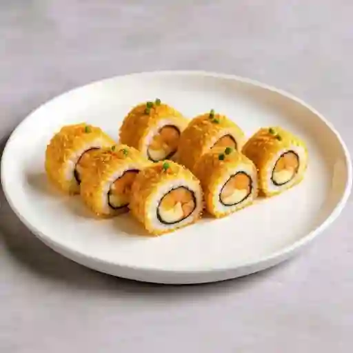 Rollo Salmón Camarón en Queso Crema