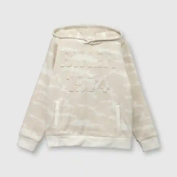 Polerón Manchado de Niño Off White Talla 10A Colloky