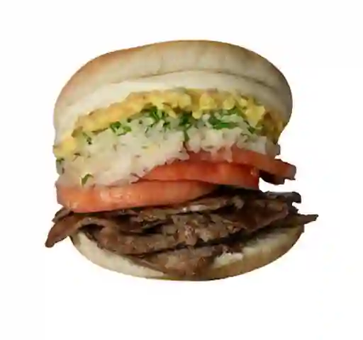 Churrasco Completo Porción Papas Fritas Naturales