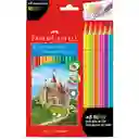 Faber-castell - Lap Faber 12 Color + 6 Col. Ne