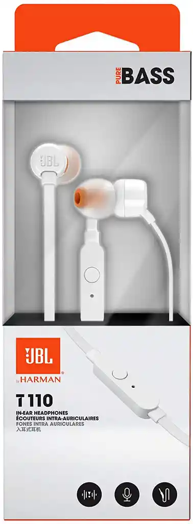 Jbl Audifonos Tune 110 Blanco