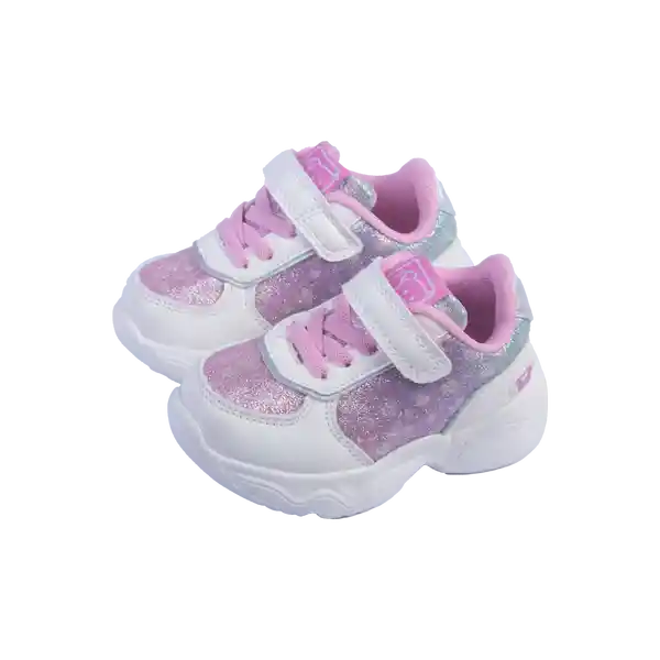 Zapatillas Bebe Niña Rosado Pillin 25