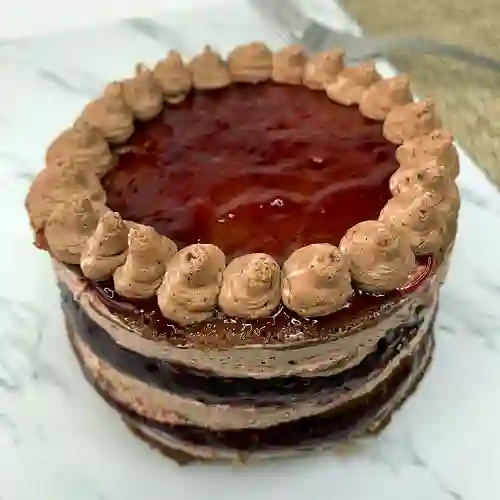 Mini Torta Panqueque Chocolate Frambuesa