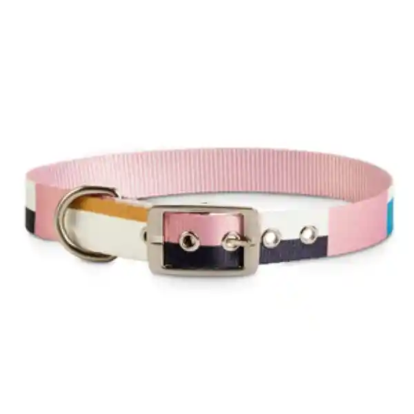 Bond & Co Collar Rosa Doble Vista Diseño a Cuadros Perro