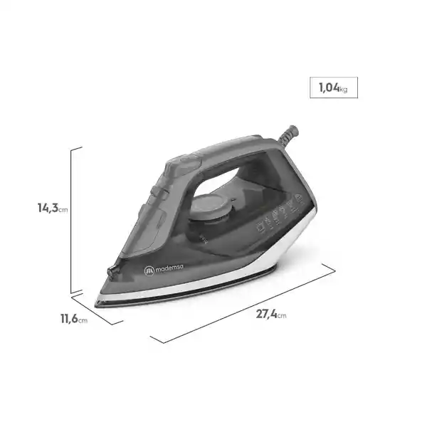 Plancha a Vapor Gris Mir20