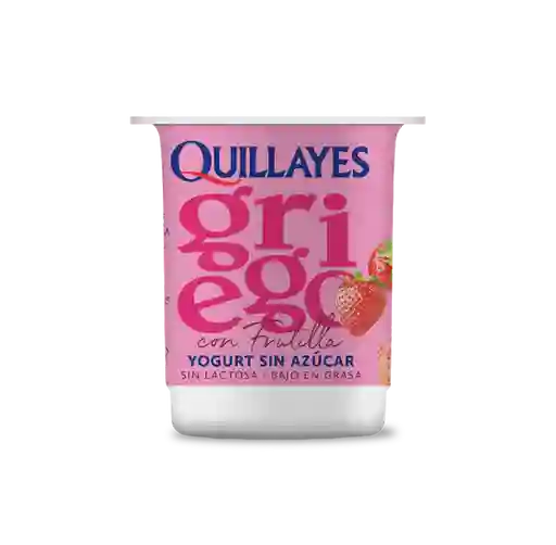 Quillayes Yogurt Griego Sin Azúcar Con Frutilla 110 g