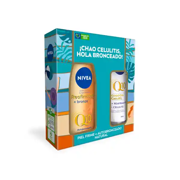 Nivea Estuche Gel Goodbye Celulitis Q10 + Crema Corporal Q10