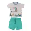 Conjunto Bebe Niño Menta Pillin 24 M