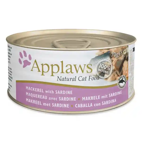 Applaws Alimento Para Gato Lata de Caballa y Sardina