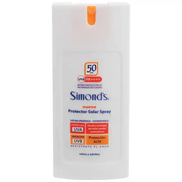 Simonds Bloqueador Solar Protector Spray Spf 50 