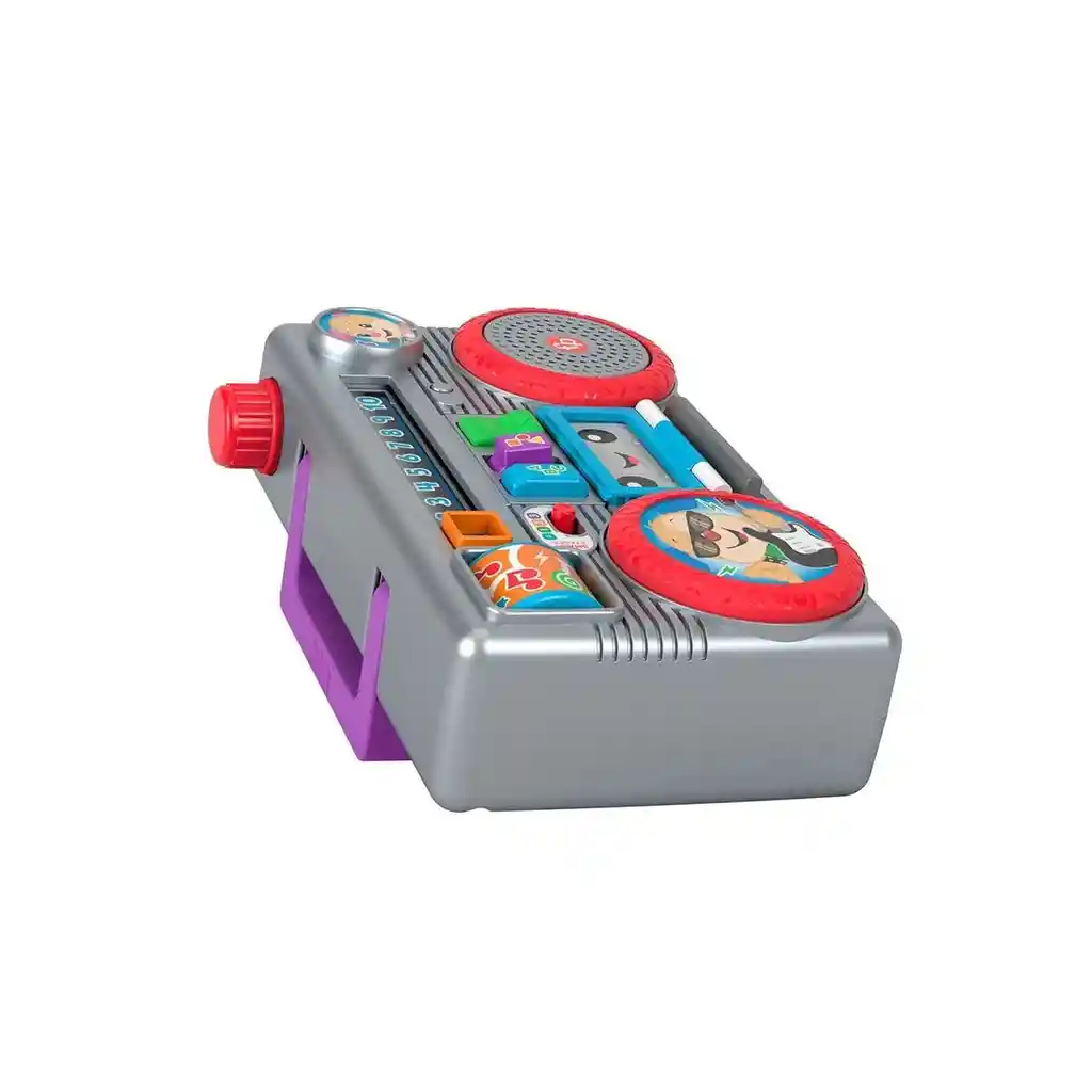 Fisher-Price Radio Portátil Ríe y Aprende Baila y Aprende