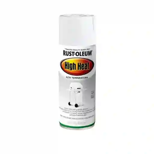 Rust-Oleum Pintura en Aerosol Alta Temperatura Blanco Mate 340 g