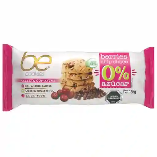 Be Cookies Galleta de Chips Berries 0% Azúcar