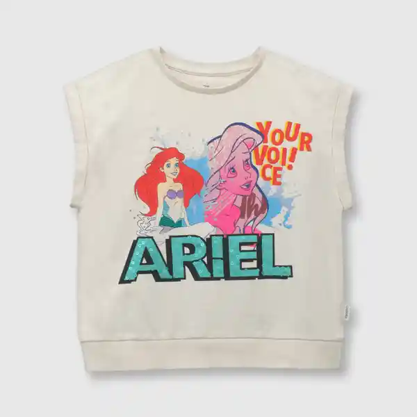 Polera Princesas de Niña Sand Talla 8A Colloky