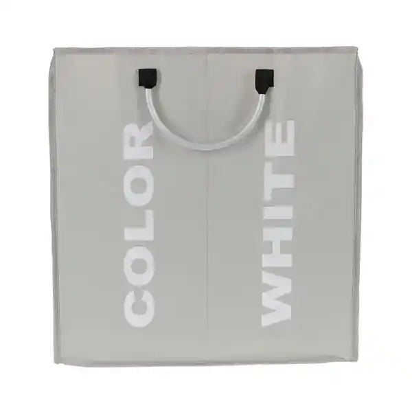 Hamper Doble Color-white Estruct. Alum