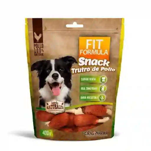 Fit Fórmula Snack Para Perros Trutro de Pollo Deshidratado