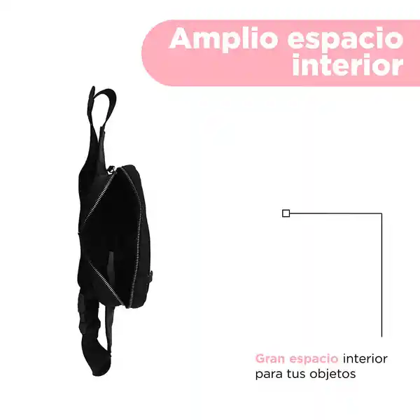 Cangurera Color Negro Miniso