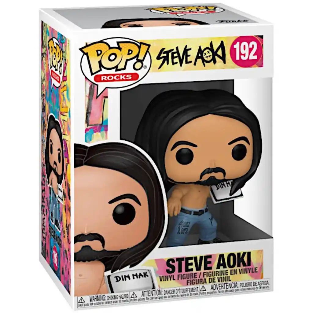 Funko Pop Figura Coleccionable Rocks Steve Aoki W/ Cake 192