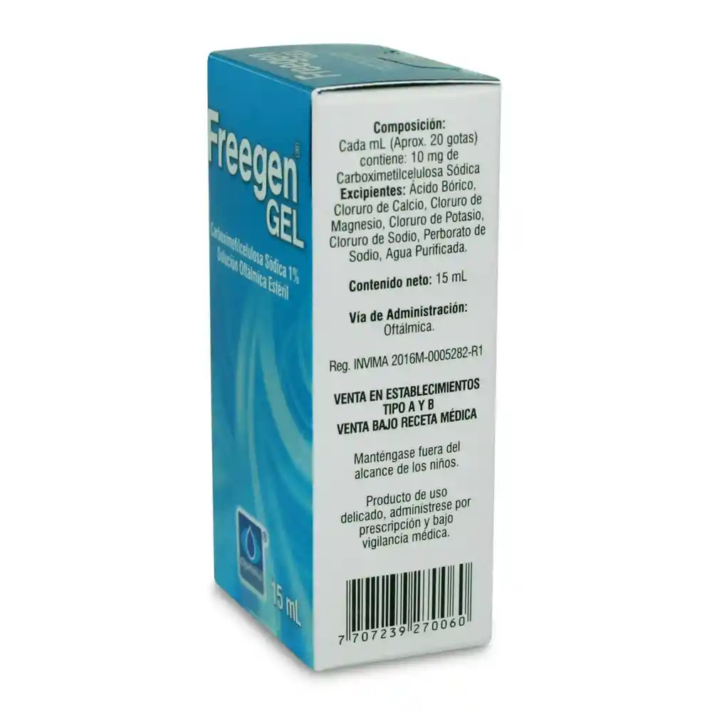 Freegen Solución Oftálmica Gel (1 %) 