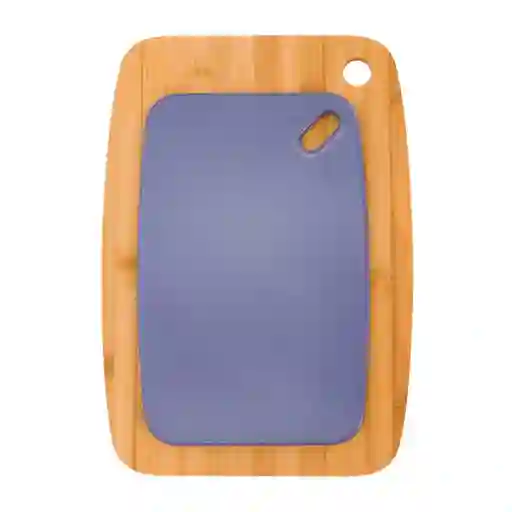 Set Tabla Para Cortar de Bambú y Plástico Casaideas