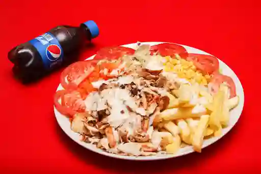 Combo Kebab Plato con Papas O Arroz